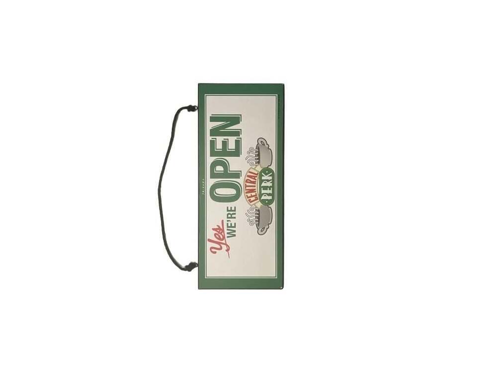 Silver Buffalo Friends Central Perk Reversible Hanging Sign Wall Art